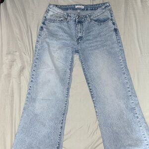 Stylish Light Blue Flare Jeans for Women